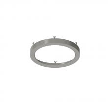 Nora NELO-6RBN - 6" Decorative Metal Ring for NELO-6RTWMPW, Brushed Nickel Finish