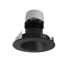 Nora NPR-4RNDCCDXBB - 4" Pearl LED Round Retrofit Reflector, 800lm / 12W, Comfort Dim, Black Reflector / Black Flange