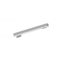 Nora NWLIN-21035A/L4-R2 - 2' L-Line LED Wall Mount Linear, 2100lm / 3500K, 4"x4" Left Plate & 2"x4" Right