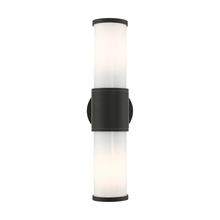 Livex Lighting 79322-14 - 2 Lt Textured Black Outdoor ADA Wall Lantern