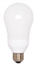 Satco Products Inc. S7291 - 15 Watt; A19 Compact Fluorescent; 2700K; 82 CRI; Medium base; 120 Volt