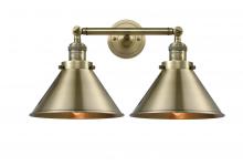Innovations Lighting 208-AB-M10-AB-LED - Briarcliff - 2 Light - 19 inch - Antique Brass - Adjustable Bath Vanity Light
