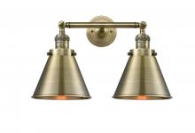 Innovations Lighting 208-AB-M13-AB-LED - Appalachian - 2 Light - 18 inch - Antique Brass - Adjustable Bath Vanity Light