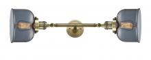 Innovations Lighting 208L-AB-G73-LED - Bell - 2 Light - 8 inch - Antique Brass - Adjustable Bath Vanity Light