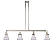 Innovations Lighting 214-PN-G194 - Bellmont - 4 Light - 51 inch - Polished Nickel - Stem Hung - Adjustable Island Light