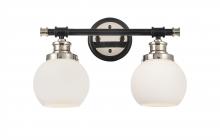 Innovations Lighting 340-2W-BPN-G3401-6-LED - Saybrook - 2 Light - 16 inch - Black Polished Nickel - Bath Vanity Light