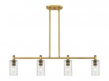 Innovations Lighting 434-4I-BB-G434-7DE - Crown Point - 4 Light - 44 inch - Brushed Brass - Island Light