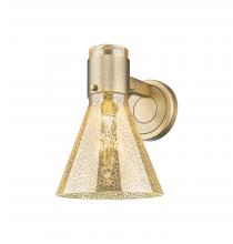 Innovations Lighting 464-1W-BB-G464C-7ME - Lawton Cone - 1 Light - 8 inch - Brushed Brass - Sconce