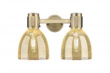 Innovations Lighting 464-2W-BB-G464D-7ME - Lawton Bell - 2 Light - 17 inch - Brushed Brass - Bath Vanity Light