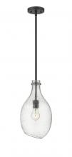 Innovations Lighting 493-1S-BK-G554-9 - Norwalk - 1 Light - 9 inch - Matte Black - Cord hung - Mini Pendant