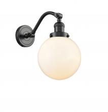 Innovations Lighting 515-1W-OB-G201-8-LED - Beacon - 1 Light - 8 inch - Oil Rubbed Bronze - Adjustable Sconce