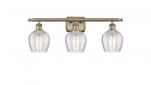 Innovations Lighting 516-3W-AB-G462-6 - Norfolk - 3 Light - 26 inch - Antique Brass - Bath Vanity Light
