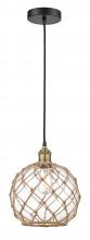 Innovations Lighting 616-1P-BAB-G122-10RB - Edison - 1 Light - 10 inch - Black Antique Brass - Multi Pendant