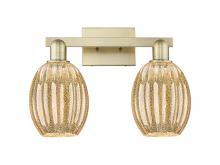 Innovations Lighting 716-2W-AB-G459-6ME - Preston - 2 Light - 16 inch - Antique Brass - Bath Vanity Light