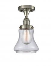 Innovations Lighting 916-1C-SN-G194 - Bellmont - 1 Light - 6 inch - Brushed Satin Nickel - Flush Mount