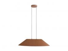 Golden 3133-P30 CO-BK - Faroe 30" LED Pendant in Coffee/Black