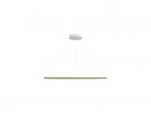 Golden 5460-35 DW - Veritas 35" LED Ring Chandelier in Driftwood
