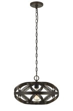 CAL Lighting FX-3659-1 - 60W Alma Metal Mesh Pendant Fixture (Edison Bulb Not included)