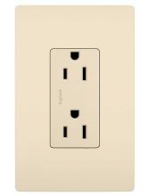 Legrand Radiant 885TRLA - radiant Tamper-Resistant Outlet, Light Almond (10 pack)
