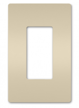 Legrand Radiant RWP26LA - radiant One-Gang Screwless Wall Plate, Light Almond