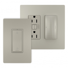 Legrand Radiant WNRH15KITNI - radiant Smart Outlet With Netatmo Starter Kit, Nickel