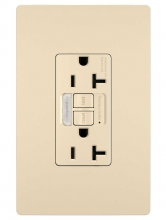 Legrand Radiant 2097NTLTRI - radiant Tamper-Resistant 20A Duplex Self-Test GFCI Receptacles wt SafeLock Protection and Night