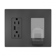 Legrand Radiant RWC826USBBKCCV2 - radiant Wireless Charger, Black