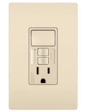 Legrand Radiant 1597SWTTRLACCD4 - radiant Combination Single Pole Switch & Tamper-Reistant 15A Duplex Self-Test GFCI Receptacles wi