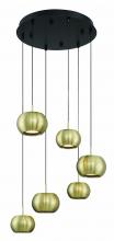 Minka George Kovacs P5474-884-L - Halo ¿ 6 Light LED Pan Pendant