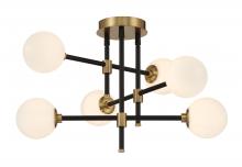 Minka George Kovacs P8156-681 - COSMET - 6 LIGHT FLUSH MOUNT
