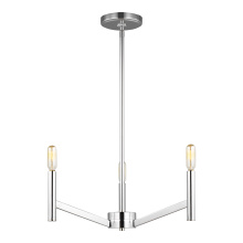 Visual Comfort & Co. Studio Collection 3124303EN-05 - Vector Three Light Chandelier