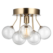 Visual Comfort & Co. Studio Collection 7714301-848 - Bronzeville One Light Semi-Flush Mount