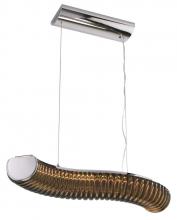 Nuvo 62/273 - 2 Seventy LED Curved Pendant Smoked Acrylic