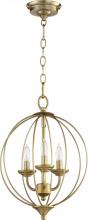 Quorum 623-3-80 - FALL FLORA 3LT SPHERE-AGB