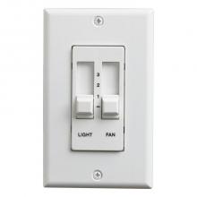 Quorum 7-1199-6 - 2 AMP SLDE FAN CONTROL-WH