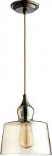 Quorum 8001-386 - AMBER FILAMENT PEND - OB