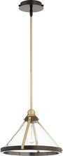 Quorum 887-8086 - BANDED CONE PEND - AGB/OB