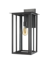 HOMEnhancements 20610 - Large Coach Light - Textured Black - Clear Glass