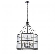 ELK Home 82078/6 - Solace 24'' Wide 6-Light Pendant - Matte Black