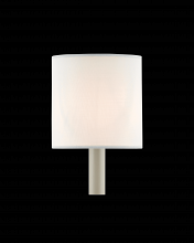 Currey 0455 - White Cotton Drum Chandelier Shade